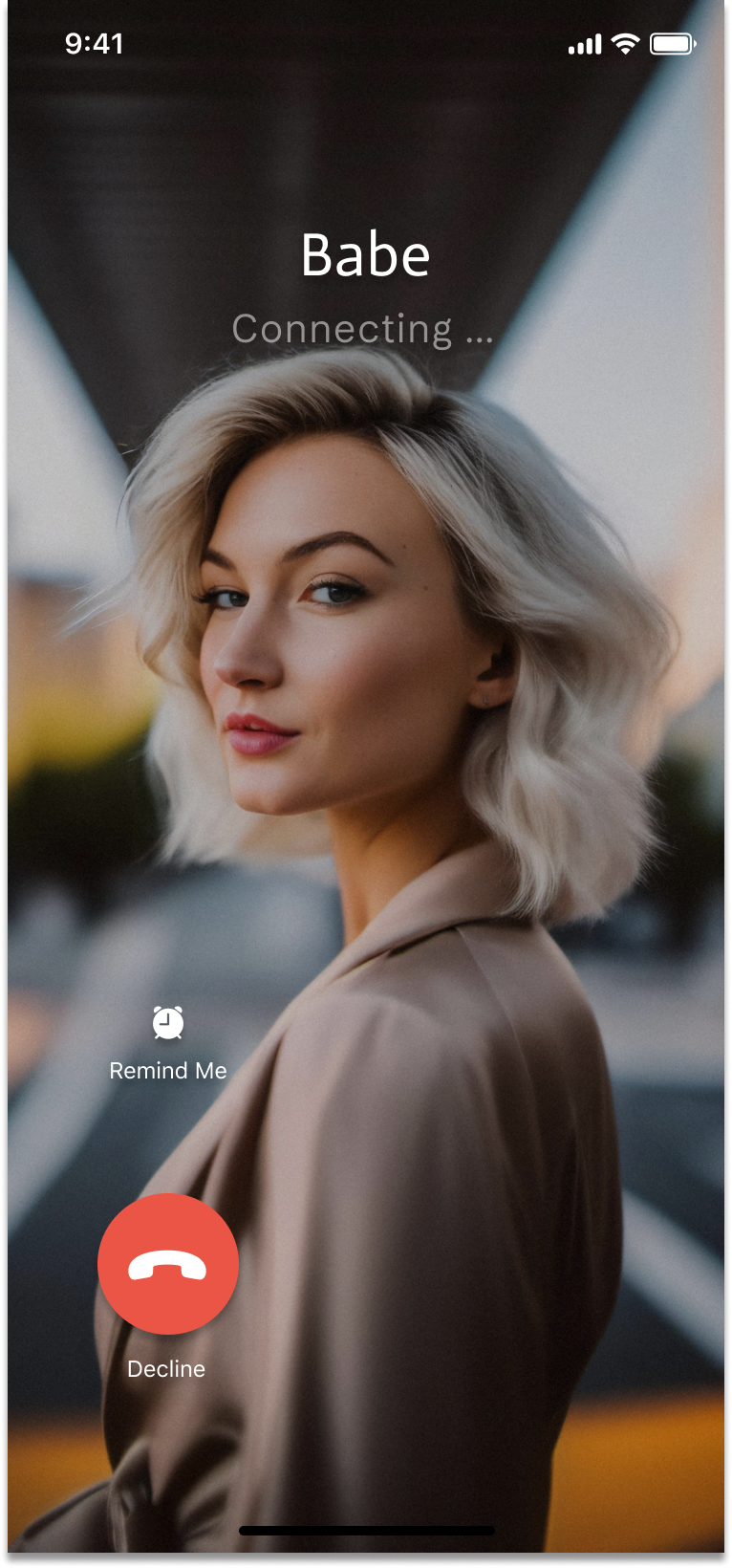 An AI generated portrait